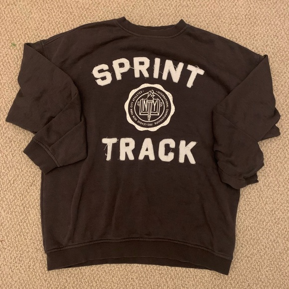 “SPRINT TRACK” Crewneck Sweater - H&M - Picture 1 of 3